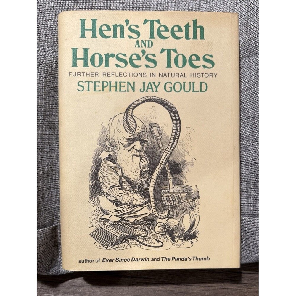 Hen's Teeth & Horse's Toes~Stephen Jay Gould, 1983 HC Book w/DJ~ Natural History